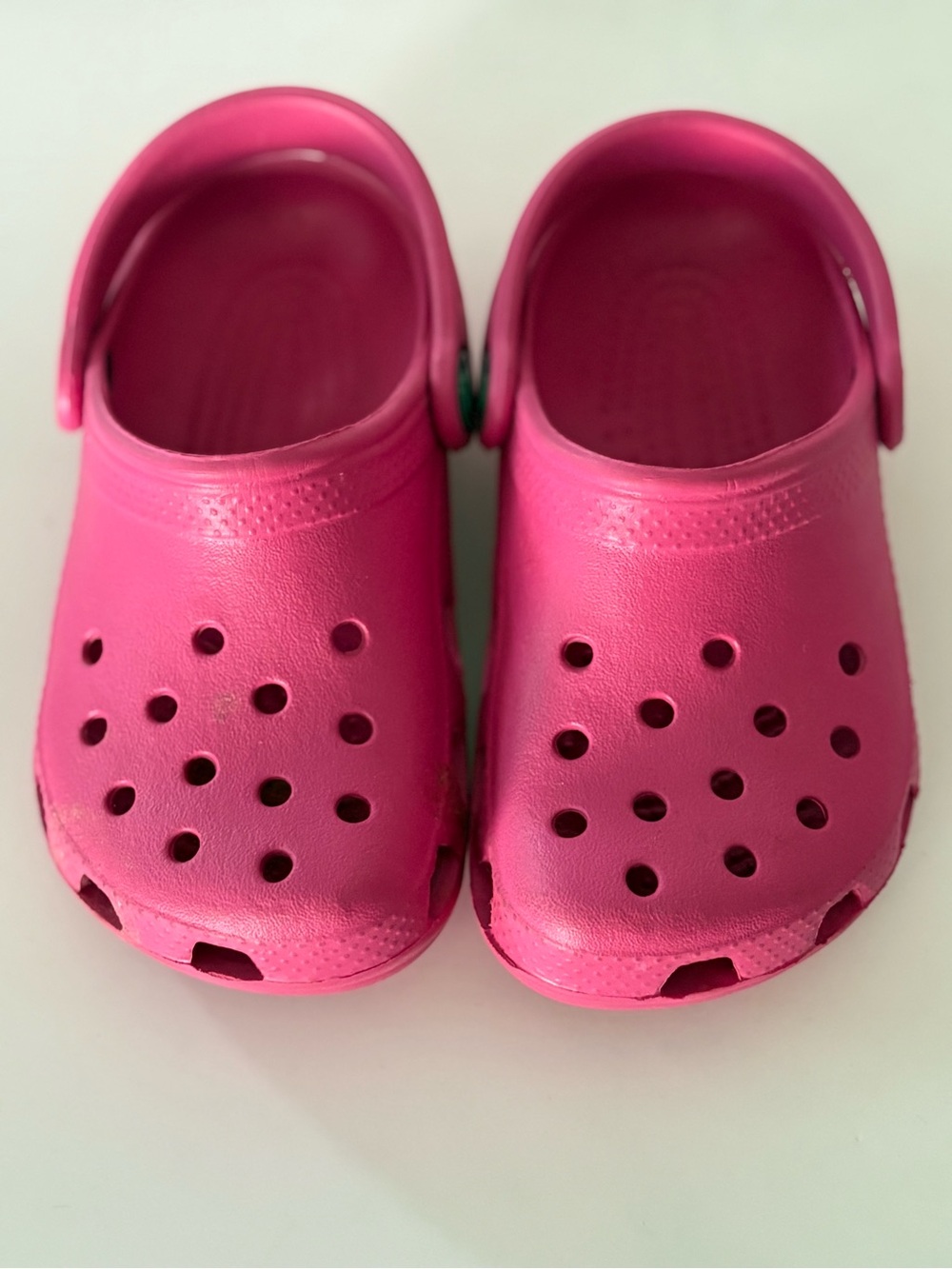 CROCS Kids Hot Pink Clog Sandals